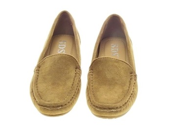 DAMSKIE ZAMSZOWE MOKASYNY Olive r.39