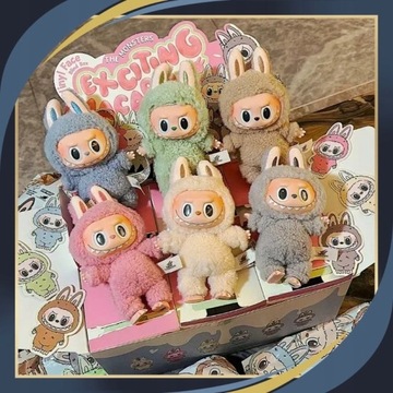 Labubu Pluszowy Potworek Anime Brelok Niespodzianka na Prezent Figurka Box