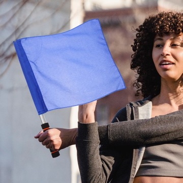 Знак флага футбольных вещей