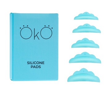 Wałeczki do laminacji rzęs OKO eyelash PADS, 5 (S, M, M1, M2, L)