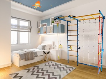 Детская гимнастическая лестница с аксессуарами MASTER Ribs 7