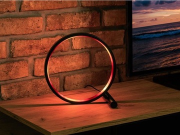 Lampa Dekoracyjna Tracer Ambience - Smart Circle Czarna Gaming