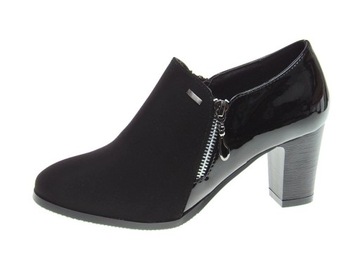 Czarne eleganckie wygodne buty damskie r.39