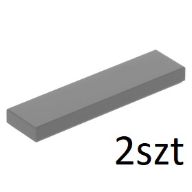Lego 2431 4211053 płytka 1x4 c.szary DBG 2szt P217