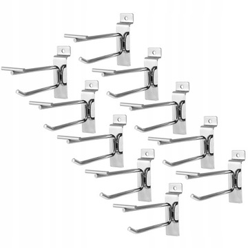 10 Pcs Hooks Accessories Slat Board Hooks for Pane