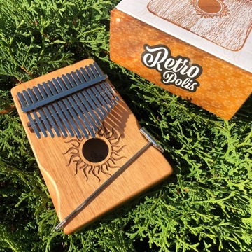 Retropolis калимба из красного дерева NATURAL CASE BAG для инструментов Zanza Mbira