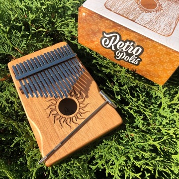 Retropolis калимба из красного дерева NATURAL CASE BAG CASE Инструмент Zanza Mbira