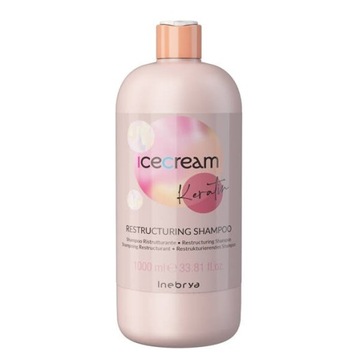 SZAMPON KERATYNOWY ICE CREAM 1000ML / INEBRYA