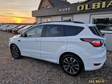 Ford Kuga II SUV Facelifting 2.0 TDCi 150KM 2017 Ford Kuga St-line Radar ACC Park Assist Pierwszy Wlasciciel 2.0 Diesel, zdjęcie 2