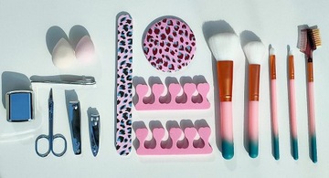 ОРГАНАЙЗЕР ДЛЯ КОСМЕТИКИ КОНТЕЙНЕР С ПОСУВОЙ 16 ЭЛЕМЕНТОВ БОЛЬШОЙ