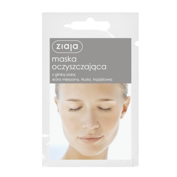 Ziaja maseczka oczyszczająca z glinką szarą 7ml