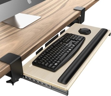 PÓŁKA NA KLAWIATURĘ WYSUWANA ABOVETEK ERGONOMICZNA SZUFLADA