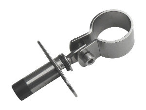 Dulka nierdzewna z obejmą 40 mm do łodzi