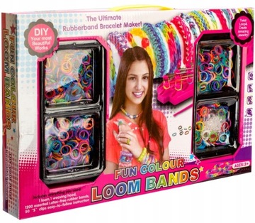 Loom Bands ткацкие резинки для изготовления браслетов.
