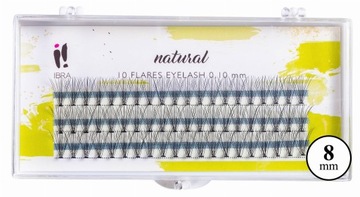 IBRA NATURAL KNOT-FREE C пучки ресниц 0,10 8 мм