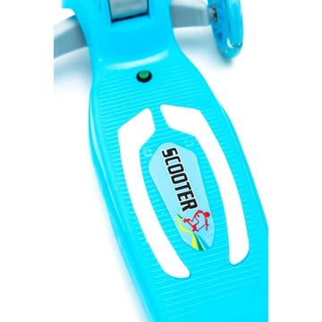 HULAJNOGA TRÓJKOŁOWA BALANSOWA LED MUZYKA SKŁADANA