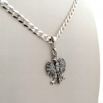 SREBRNA ZAWIESZKA MAŁY ORZEŁ ORZEŁEK PRÓBA 925