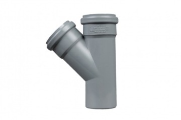 TRÓJNIK KANALIZACYJNY PP 75/75/45 Rury PCV