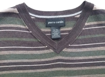 sweter PIERRE CARDIN XL merino wool