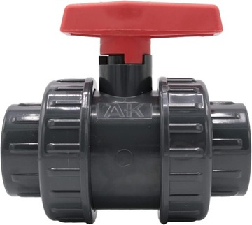 ZAWÓR KULOWY ODCINAJĄCY BASEN PVC 50mm 1/2