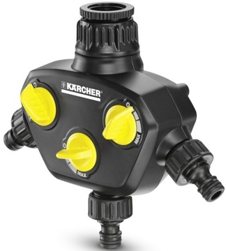 Rozdzielacz 3-drożny na kran Karcher z regulacją