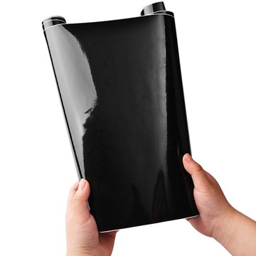 FOLIA OKLEINA SAMOCHODOWA CZARNY POŁYSK BLACK PIANO 152X50 CM MOCNA GRUBA