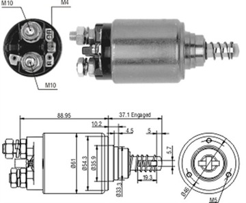 ELEKTROMAGNES FIAT FIAT,IHC - BOSCH AME0187