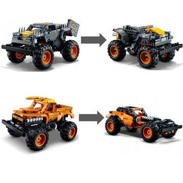 LEGO Technic Monster Jam Max-D 42119 i Jam El Toro Loco 42135