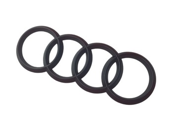 Emblemat logo do Audi 285 mm Przód Black Matte