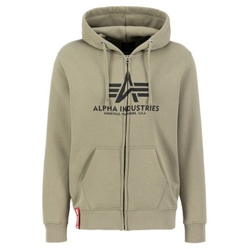 Bluza Alpha Industries Basic Zip Hoody - Olive L