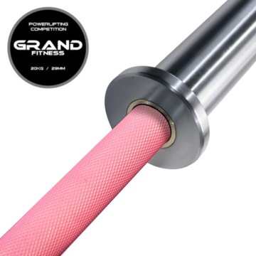 Powerlifting Bar PINK GRAND