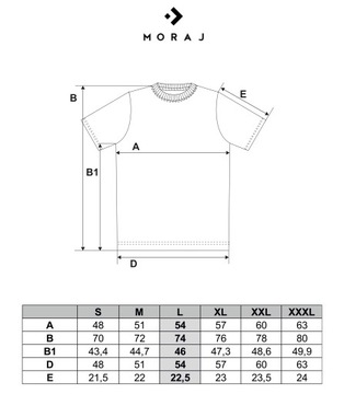 T-Shirt Męski Klasyczny Koszulka na Krótki Rękaw Modne Wzory MORAJ XL