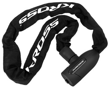 MOCNE ZAPIĘCIE ŁAŃCUCH KROSS KLUCZ 5x850mm BLACK