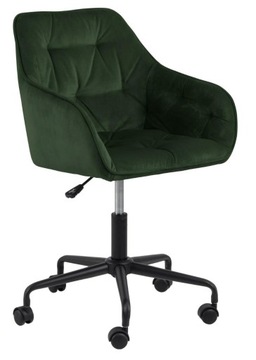 Fotel biurowy Brooke 59x89 cm butelkowa zieleń