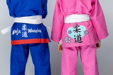 Strój judo dla chłopca 130cm/350GSM Niebieska | GRATIS worek oraz pas!!!