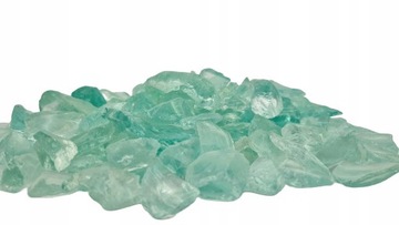GRYS SZKLANY KAMIEŃ TURKUSOWY SZKŁO OZDOBNE 2kg 1-3cm