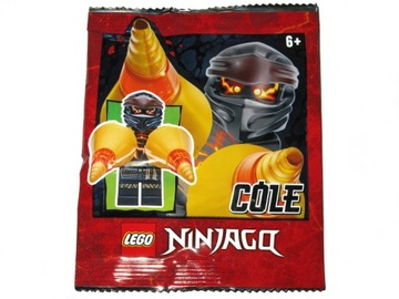 Lego Ninjago COLE -njo612 + BROŃ - 892071