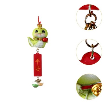 2025 Rok Węża Wiszący Wisiorek, Dekoracja Chińskiego Nowego Roku, Styl D