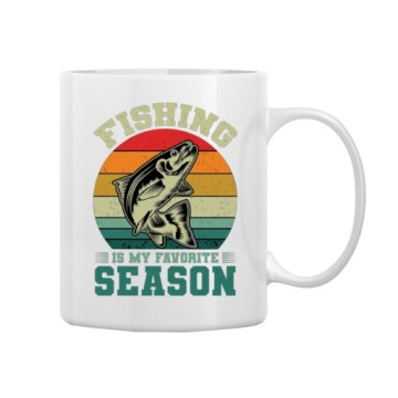 КРУЖКА ПОДАРОК ​​РЫБОЛОВУ, РЫБАЛКУ, ЛОВИТ ТОЛЬКО БОЛЬШУЮ РЫБУ, РЫБАЛКА