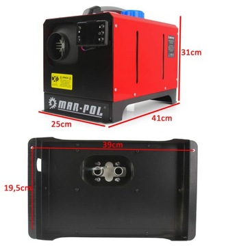 NAGRZEWNICA OLEJOWA LCD 8 kW DMUCHAWA PRZENOŚNA`
