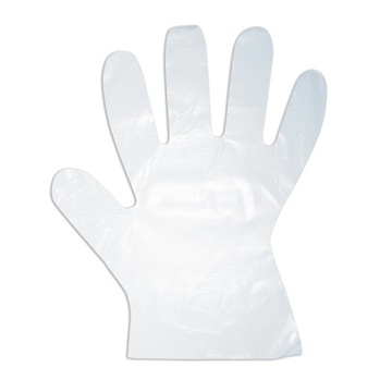 RĘKAWICZKI FOLIOWE rękawice zawieszka HDPE L 100x