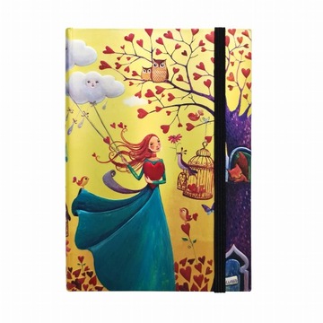 Notatnik w linie Paperblanks - Fall Foliage - midi