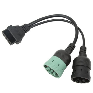 Кабель-адаптер OBD2 6-контактный J1708 9-контактный J1939 16,9 см