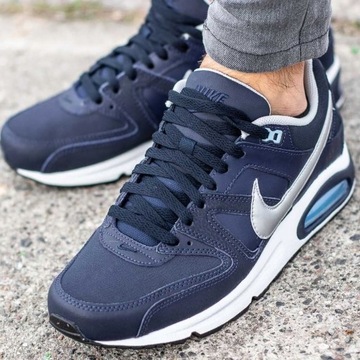 BUTY MESKIE NIKE AIR MAX COMMAND LEATHE SKÓRA 749760 GRANATOWE r. 41