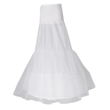 Bridal podkoszulek ślubny Fishtail syrenka halka suknia wieczorowa krynolin