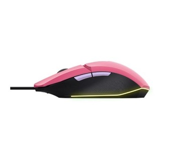 Mysz przewodowa Trust GXT 109P Felox 6400 dpi Różowa Gamingowa