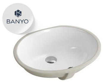 UMYWALKA 50CM PODBLATOWA SZAFKĘ OWALNA GŁĘBOKA CERAMICZNA WPUSZCZANA W BLAT