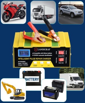 АВТОМАТИЧЕСКИЙ ВЫПРЯМИТЕЛЬ С ФУНКЦИЕЙ РЕМОНТА 12В 24В МИКРОПРОЦЕССОР