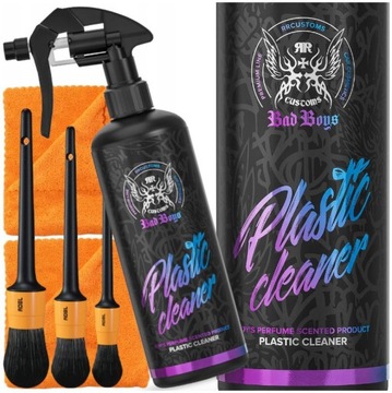RR CUSTOMS RRC BAD BOYS PLASTIC CLEANER BOYS PERFUME + PĘDZLE