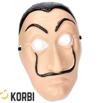 МАСКА САЛЬВАДОРА ДАЛИ LA CASA DE PAPEL BELLA CIAO ПРОФЕССОР ХЭЛЛОУИН